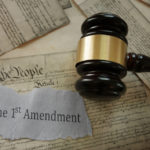 First amendment with gavel
