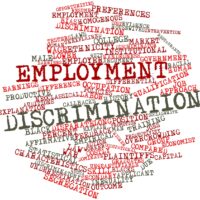 Word cloud for Employment discrimination